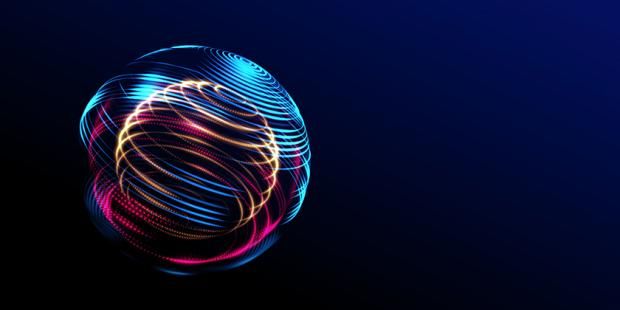 globe, lines